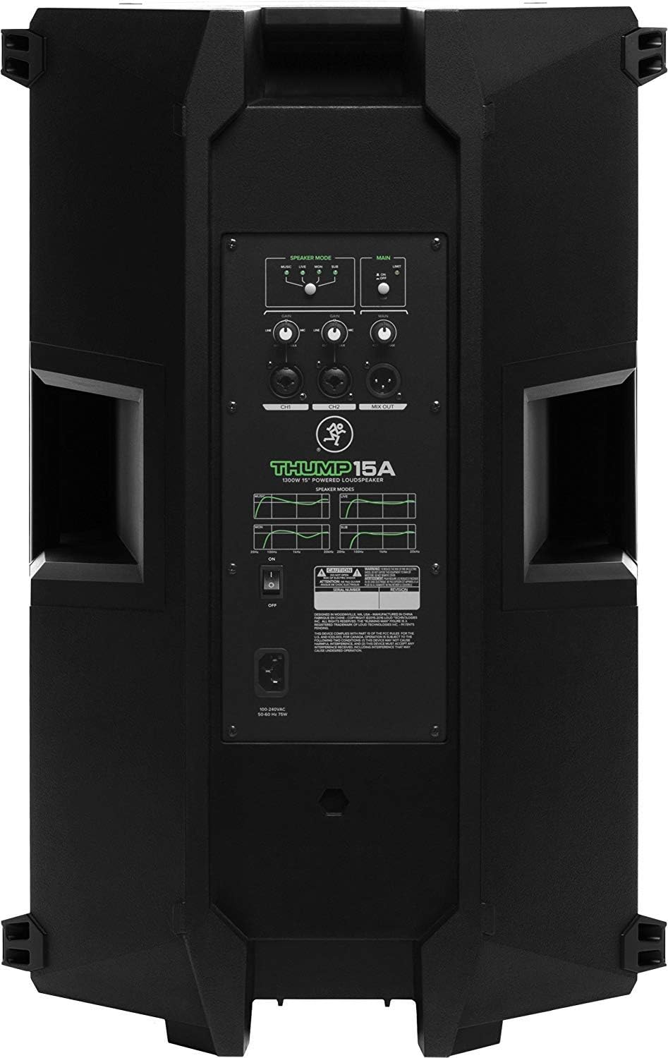 1300W 15 Powered Loudspeaker Pair with Speaker Stand and XLR Cable C26060