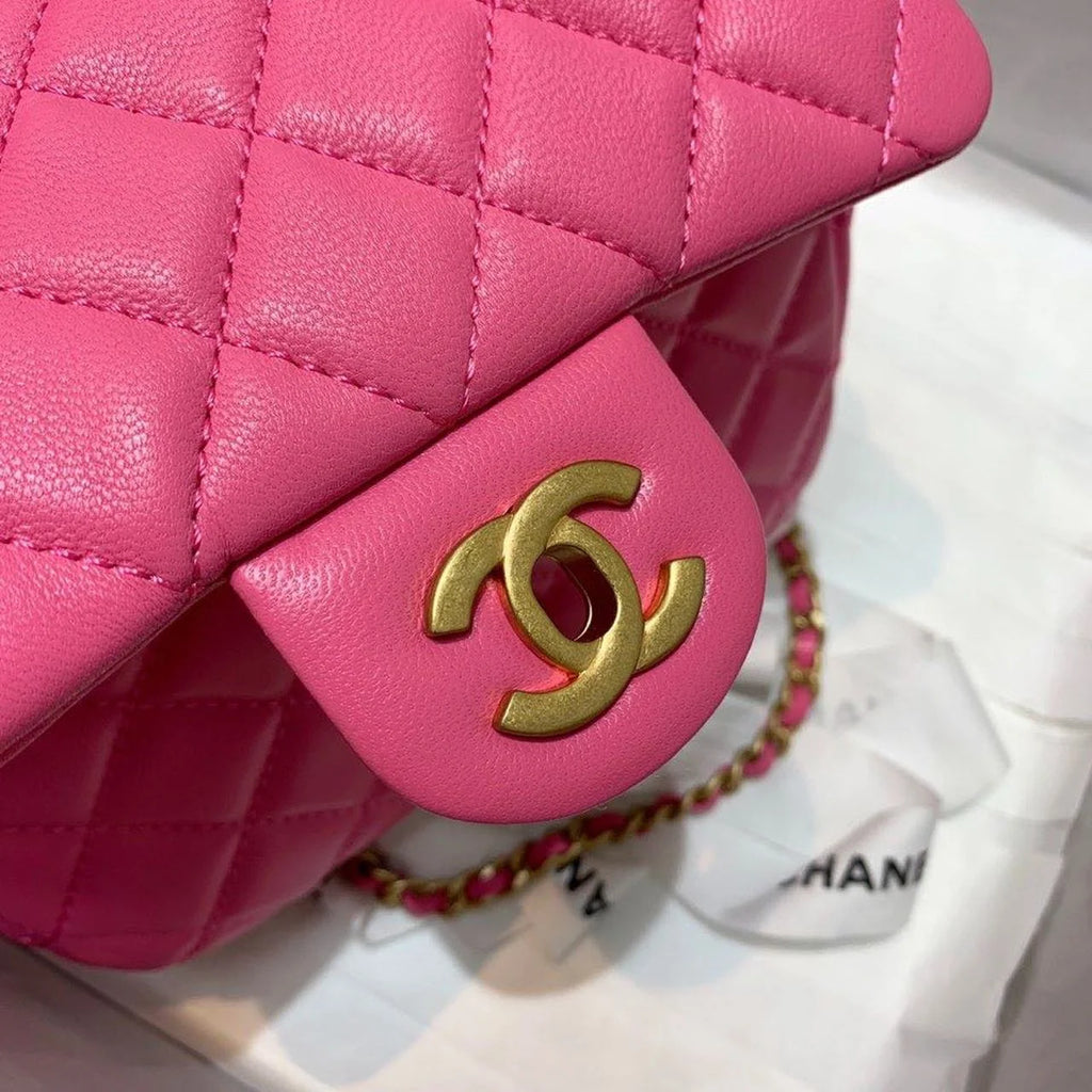 Pink Mini Flap Bag Y108262