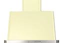 30 in. Antique White Wall Mount Range Hood with 600 CFM Blower M2031