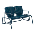 Metal Outdoor Loveseat Glider P11780
