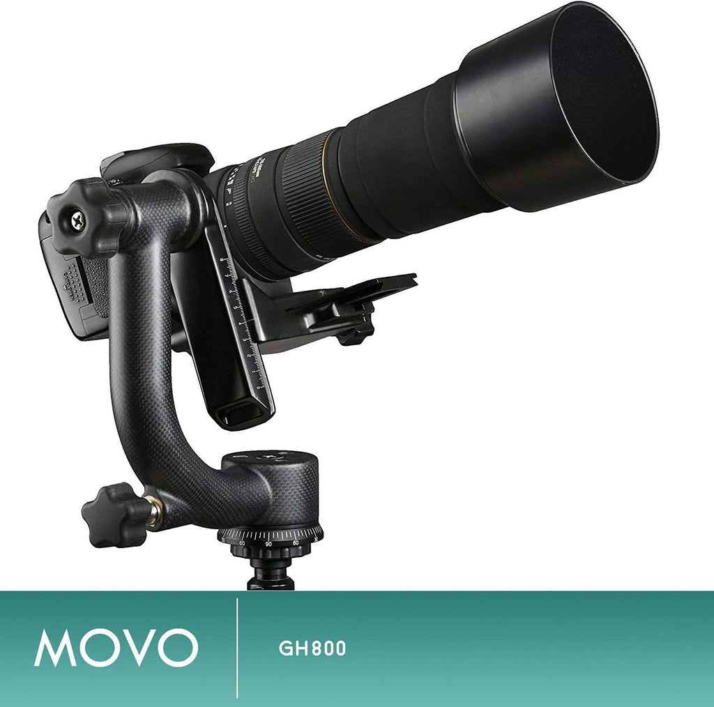 Carbon Fiber Gimbal Tripod Head with Arca-Swiss Quick-Release Plates O6026
