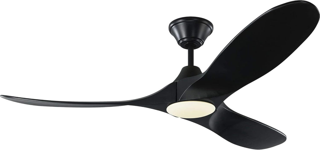 Brushed Steel 60 Ceiling Fan with LED Light and Remote Control R525