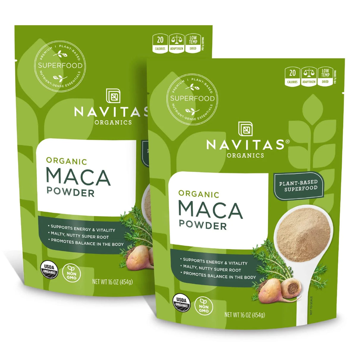 Organic Maca Powder 16oz 2-Pack Y75249