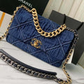 Denim Flap Bag D111