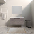 40x22 Oak Wood Bathroom Vanity Set with Sink A6942
