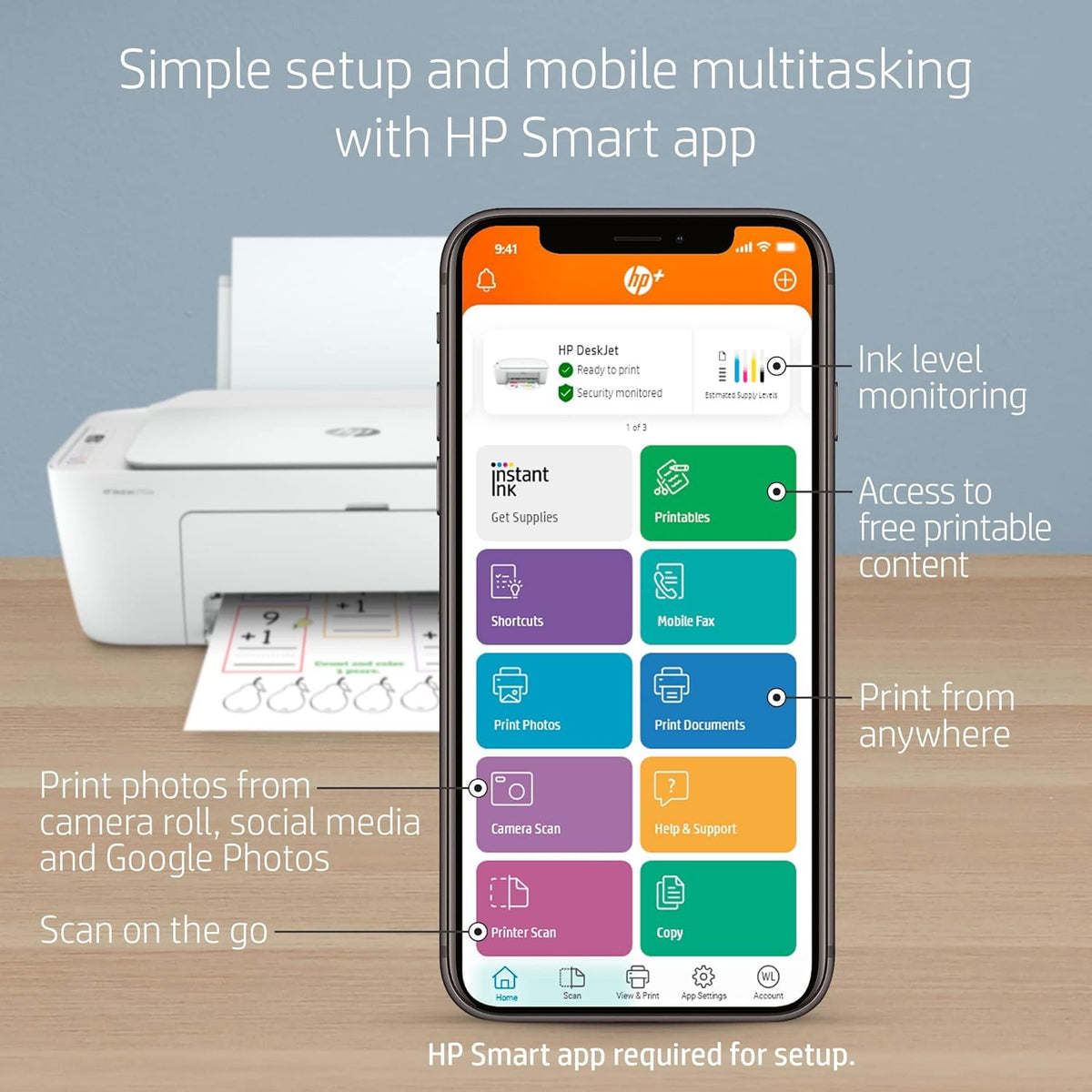Wireless All-in-One Color Inkjet Printer P72703