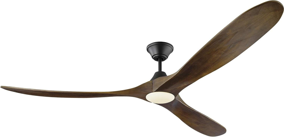 Brushed Steel 60 Ceiling Fan with LED Light and Remote Control R525