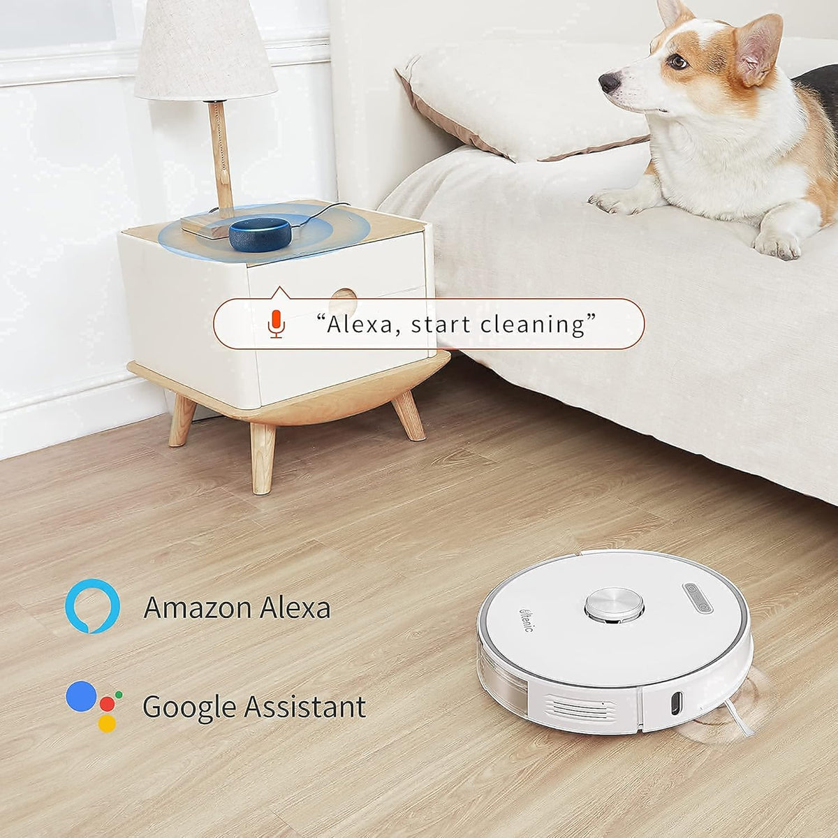 Robot Vacuum and Mop Combo Self Emptying 3000Pa Q299643