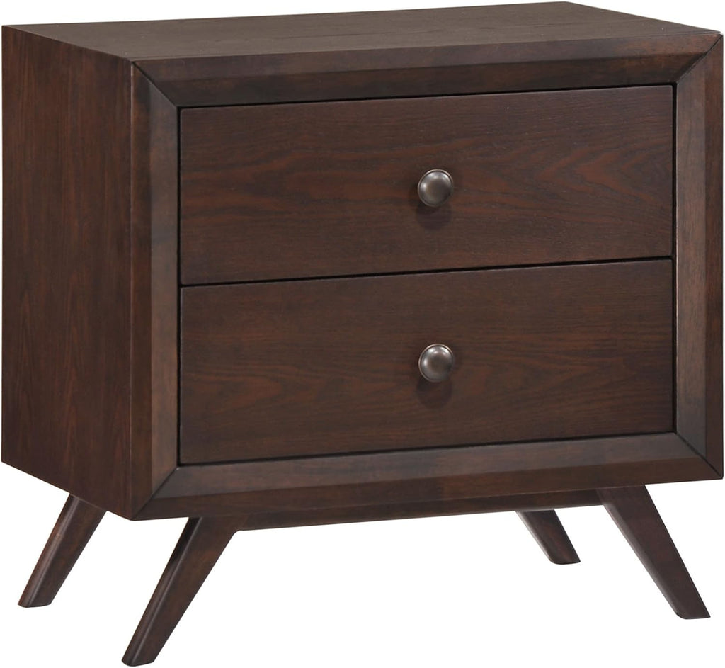 Mid-Century Modern Wood Nightstand P616