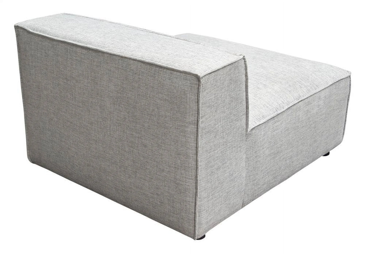 Armless Chair in Barley Fabric P661