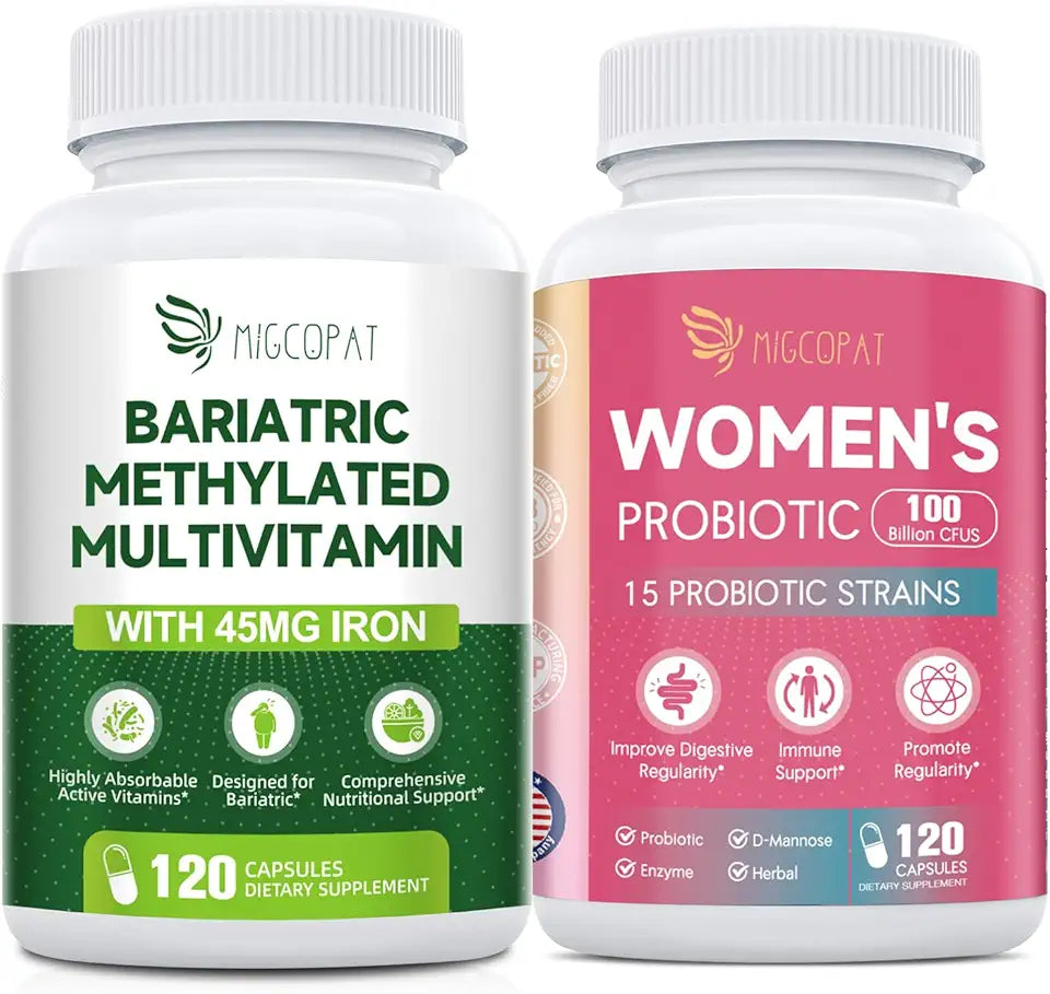 Probiotics for Women & Bariatric Multivitamin with Iron Bundle N941830