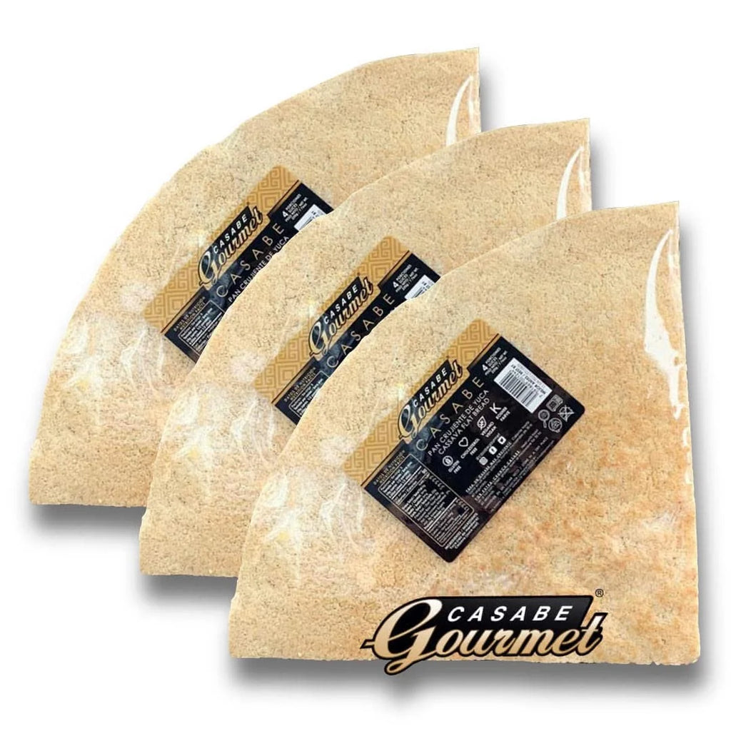 3 Pack Cassava Bread Natural Flavor Vegan E999