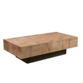 Solid Wood Rectangular Coffee Table Q21933