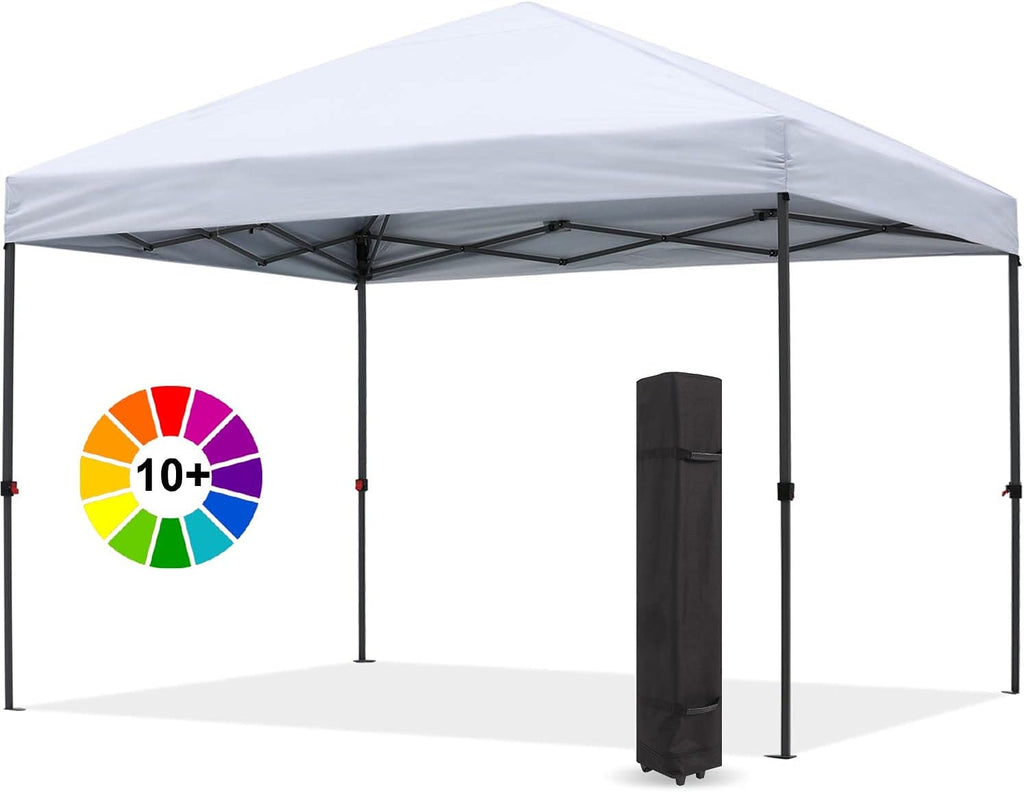 Beige 10x10 Pop up Canopy Tent K48606