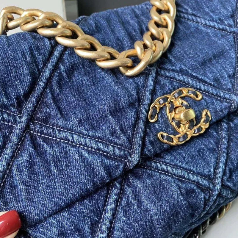 Denim Flap Bag D111