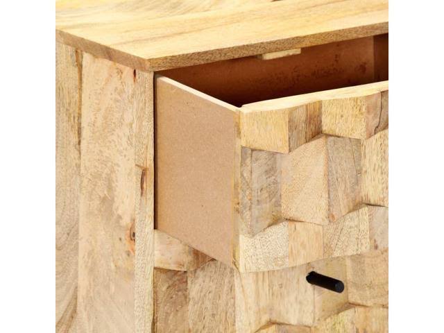 Solid Mango Wood Bedside Cabinet A27415