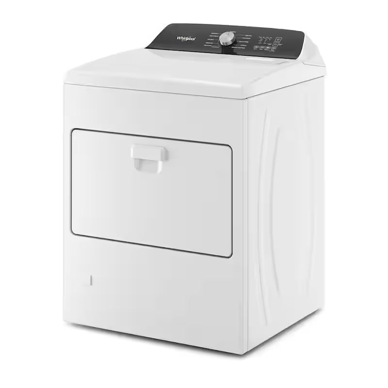 White Top Load Gas Moisture Sensing Dryer D3247