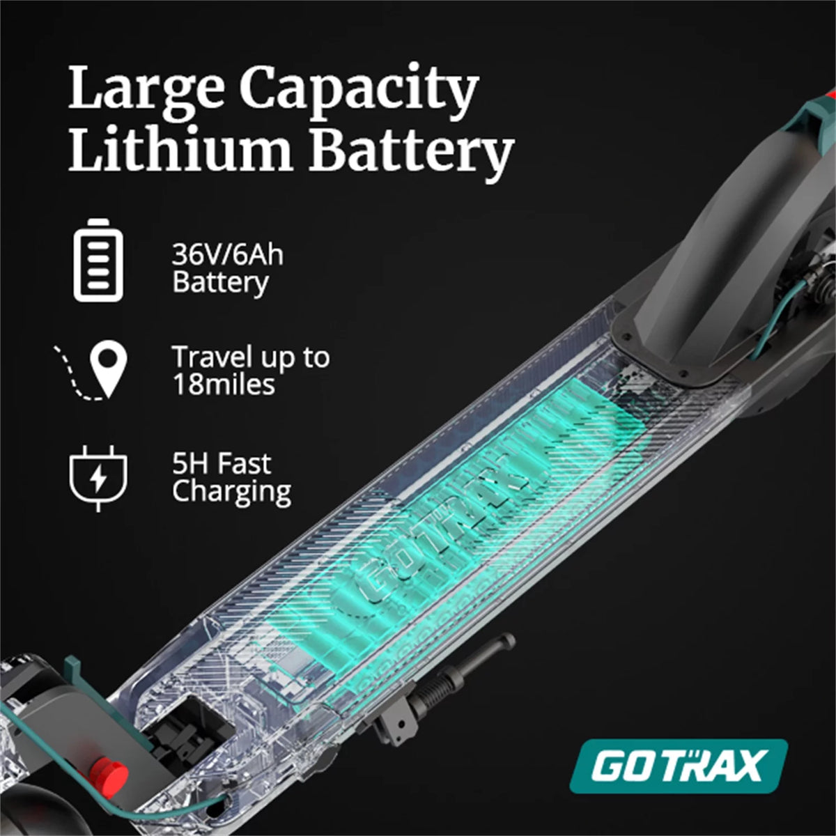 300W 10 Tires Foldable Electric Scooter D888269