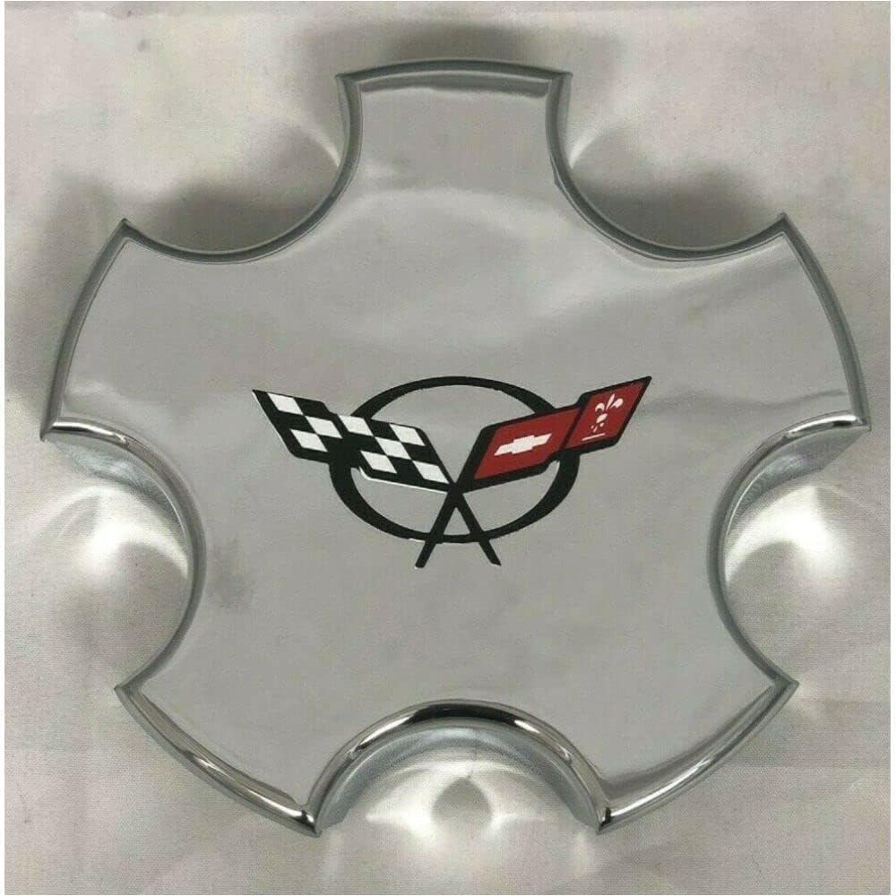 Chrome Wheel Center Cap Set R444