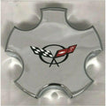 Chrome Wheel Center Cap Set R444