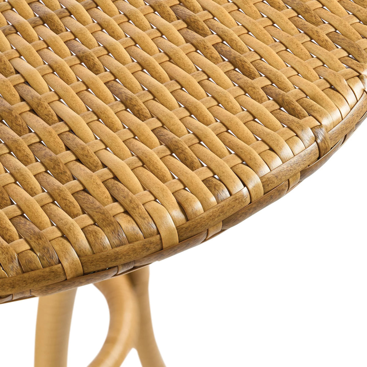 3-Piece Beige Outdoor Wicker Bistro Set Z67251