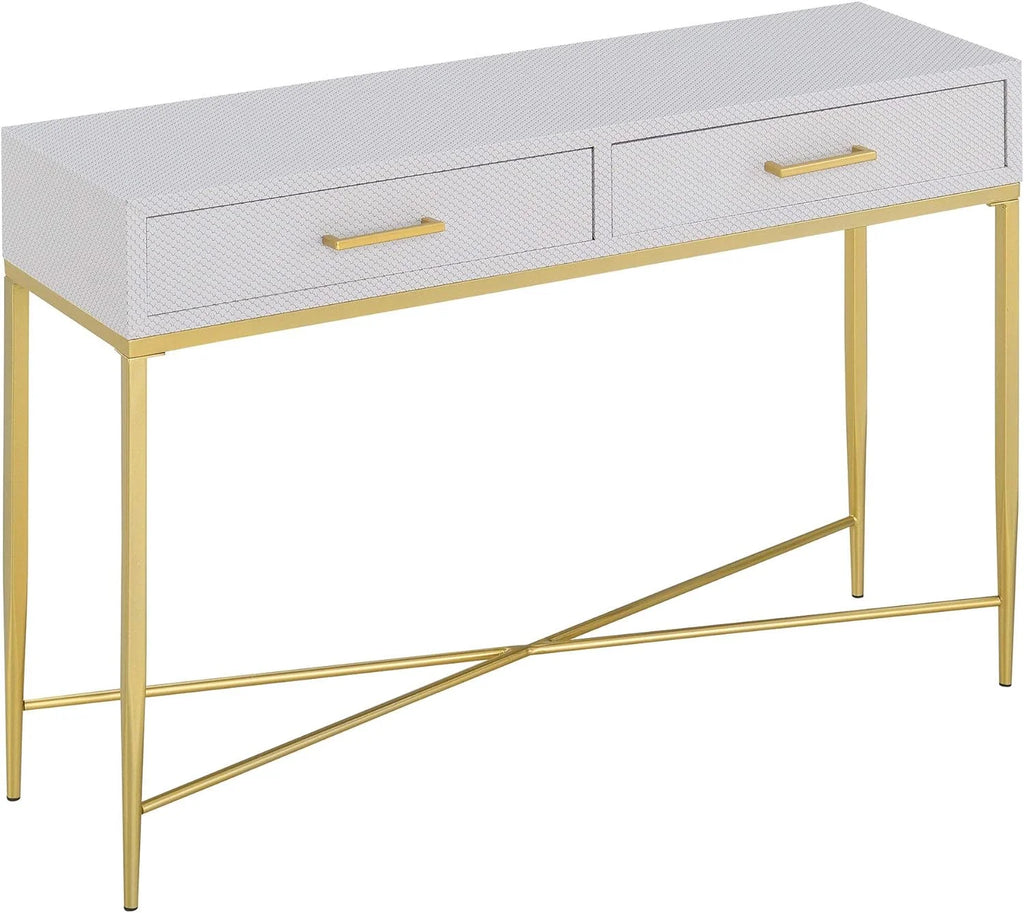White Console Table F5356