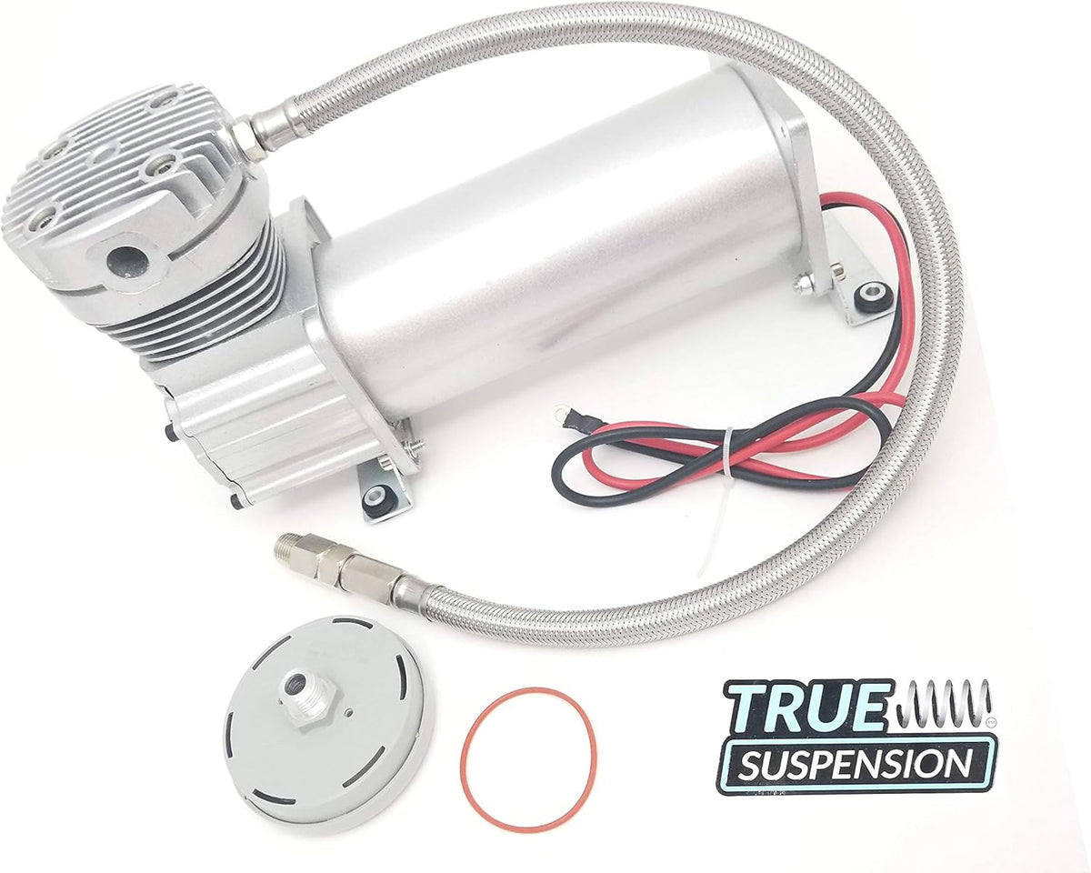 Compatible with Chevrolet Silverado GMC Sierra 2500 3500 HD 01-10 Pickup Complete Rear Air Ride Suspension Kit L66767