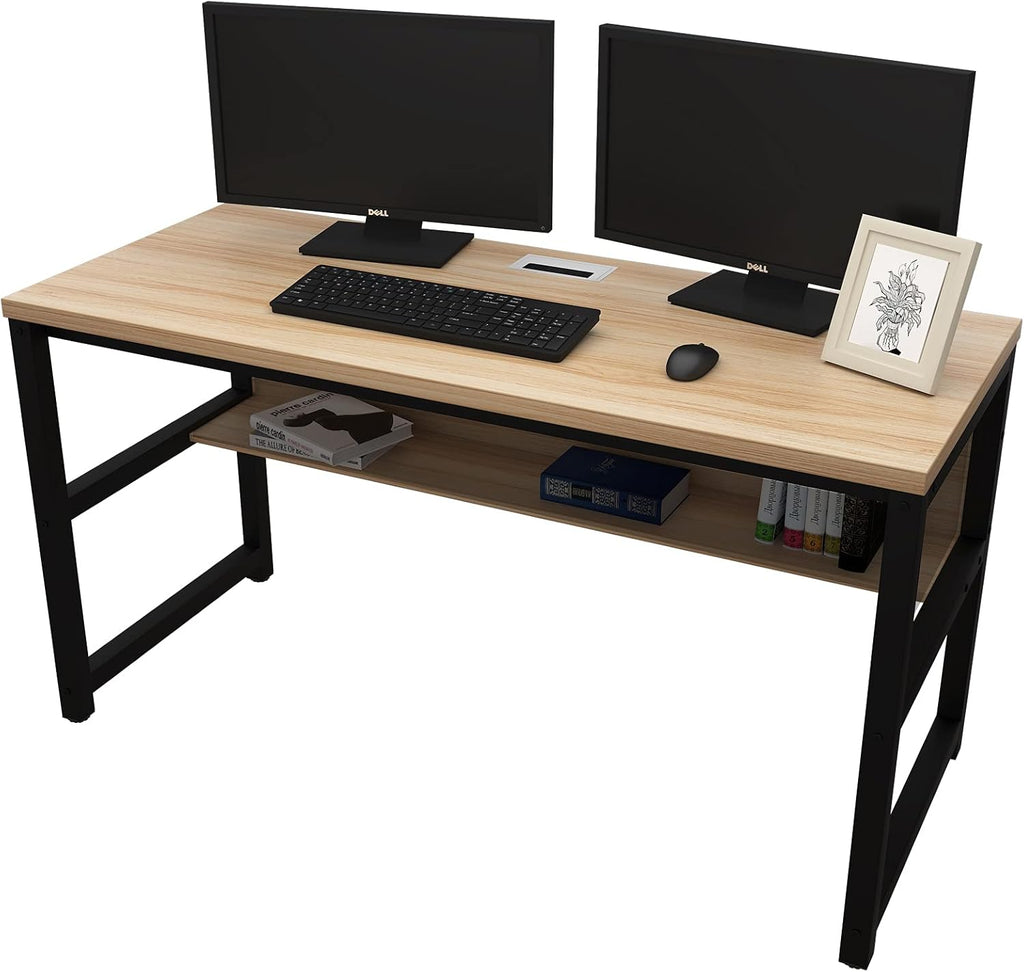 Computer Desk with Bookshelf 47 Pink G615271