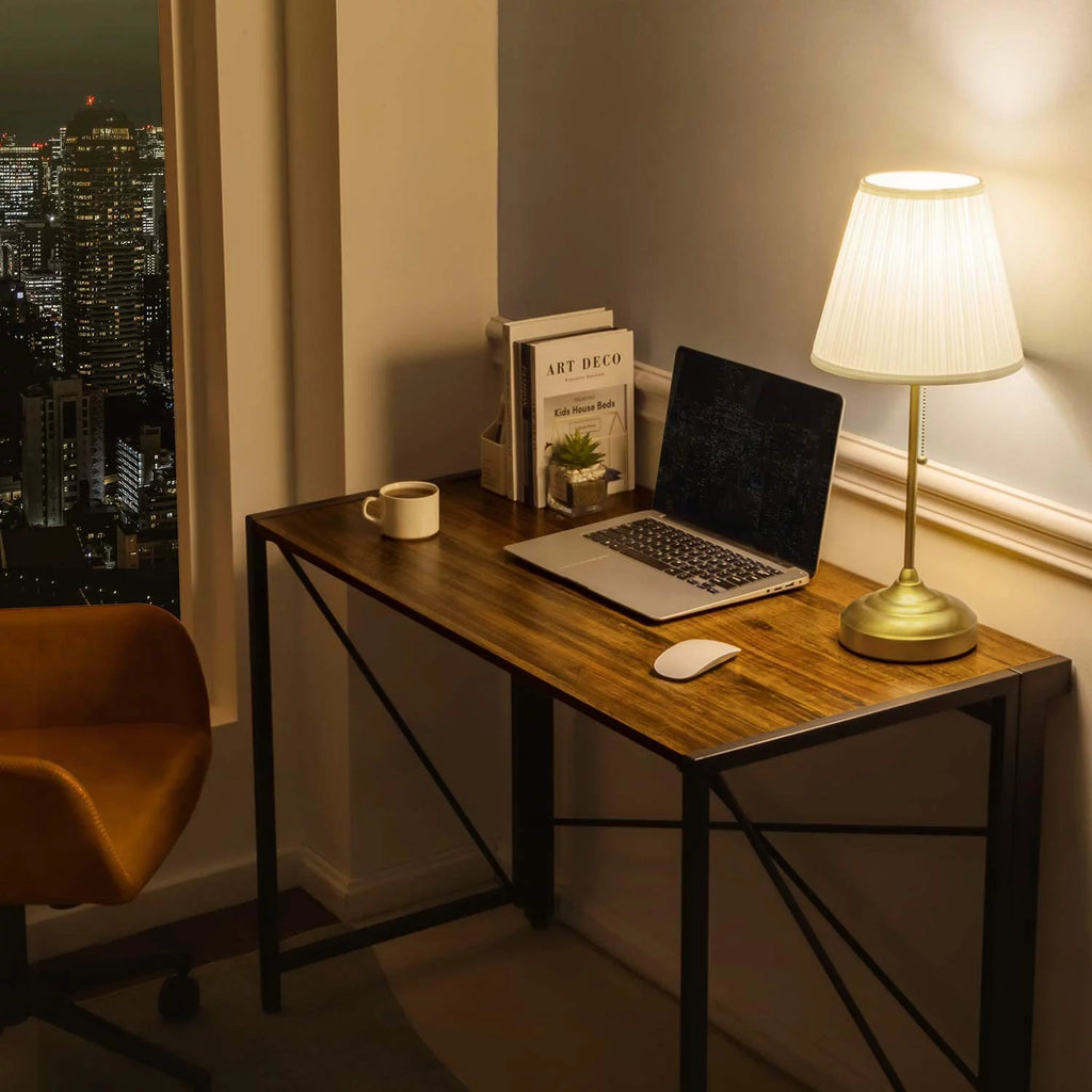 Folding Computer Desk 39” Walnut T330333