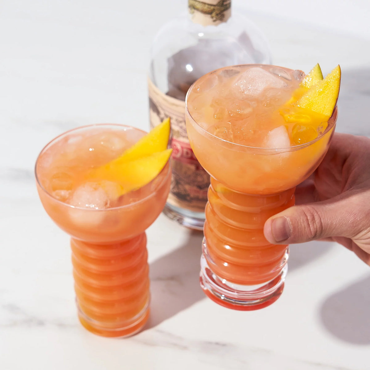 Crystal Tiki Cocktail Glasses P4872