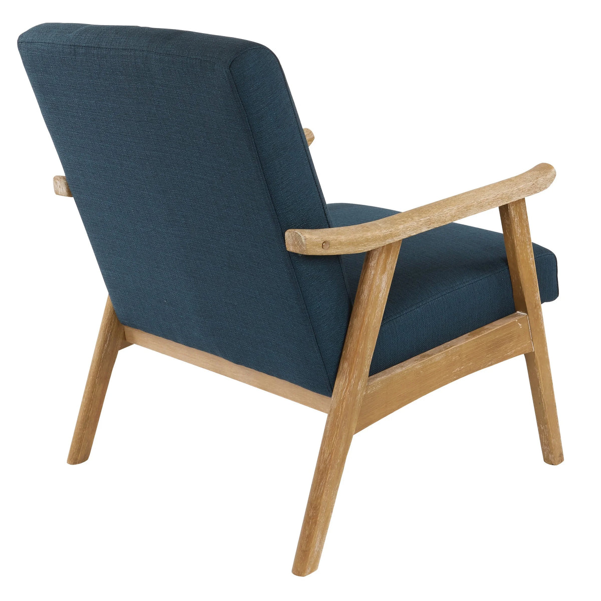 Navy Fabric Armchair N2389