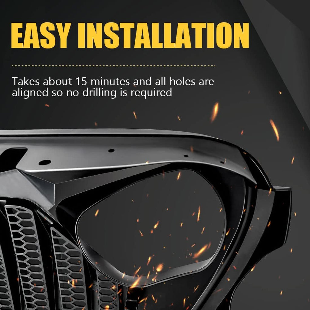 Matte Black Front Grill Cover H86457