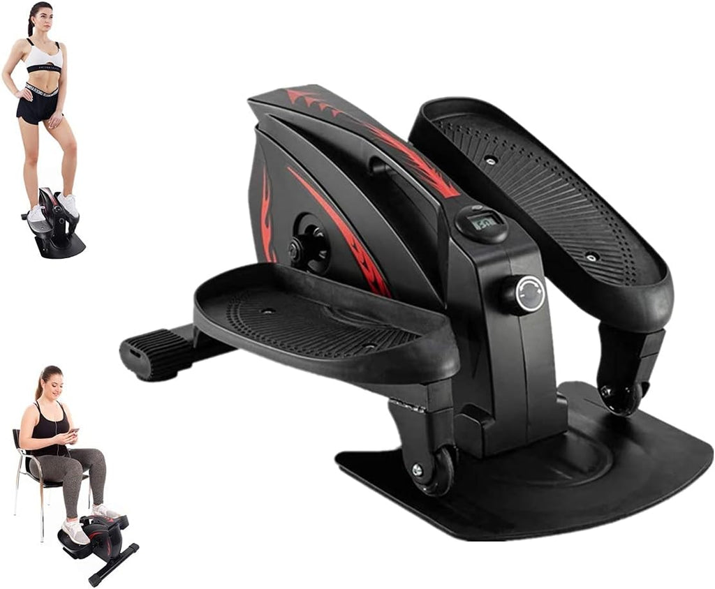 Mini Elliptical Machine with Display Monitor and Adjustable Resistance U41536