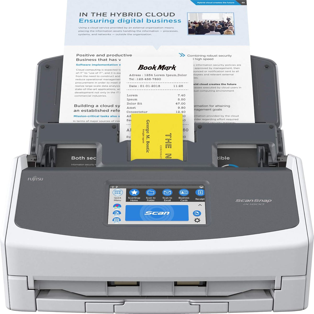 White Document Scanner J24338