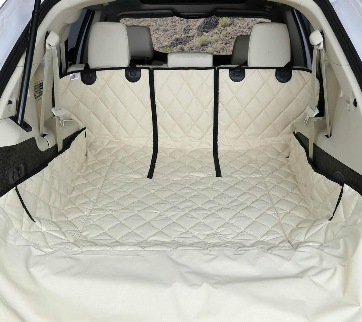 SUV Cargo Liner for Fold Down Seats, 60/40 Split, Extra Large, Tan U47030