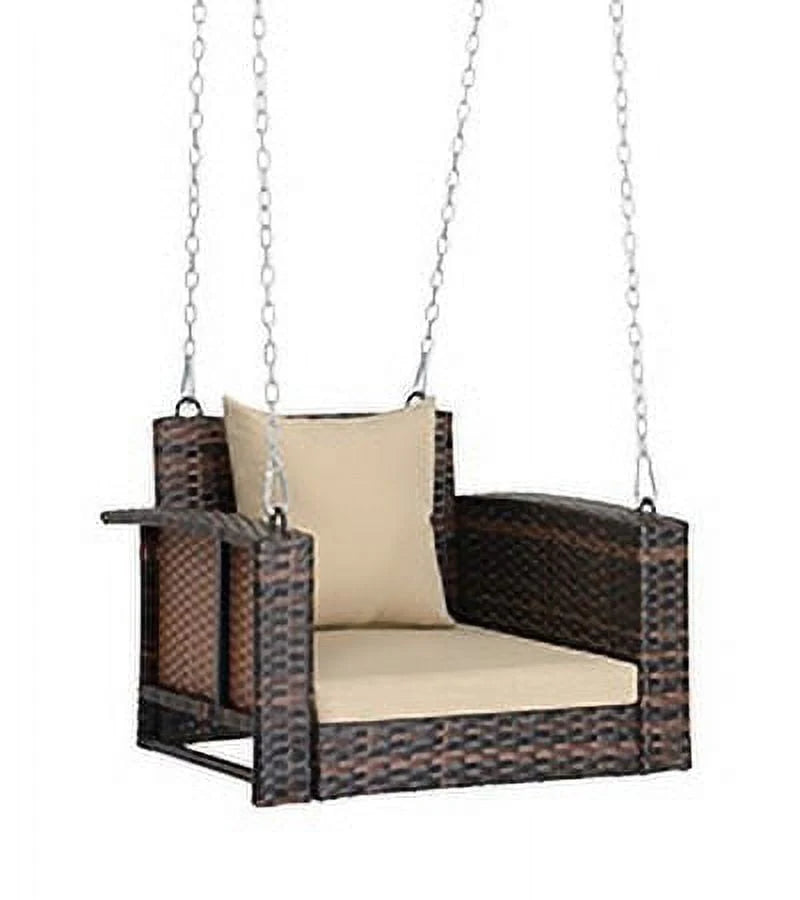 Black Rattan Swing Chair I1261