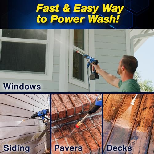 Portable Cordless Pressure Washer with 6-in-1 Nozzle M1962