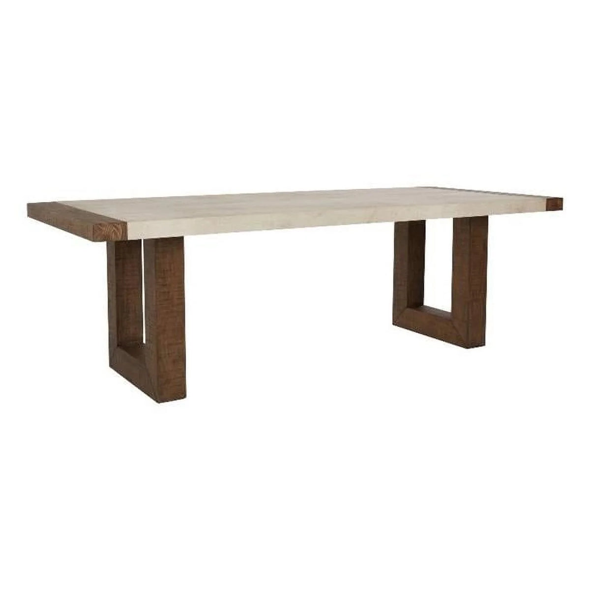 94 in. Modern Dining Table with Concrete Laminate Top R36639
