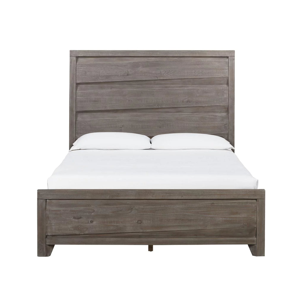 King 6 PC Panel Bedroom Set in Sahara Tan A502