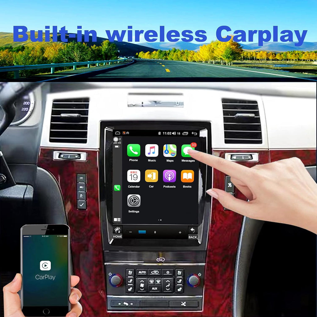 Android 11 Car Stereo 10.4inch Octa-core 4+64G IPS Touch Screen R556