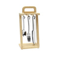 18 pc Flatware Set with Hanging Caddy B8566