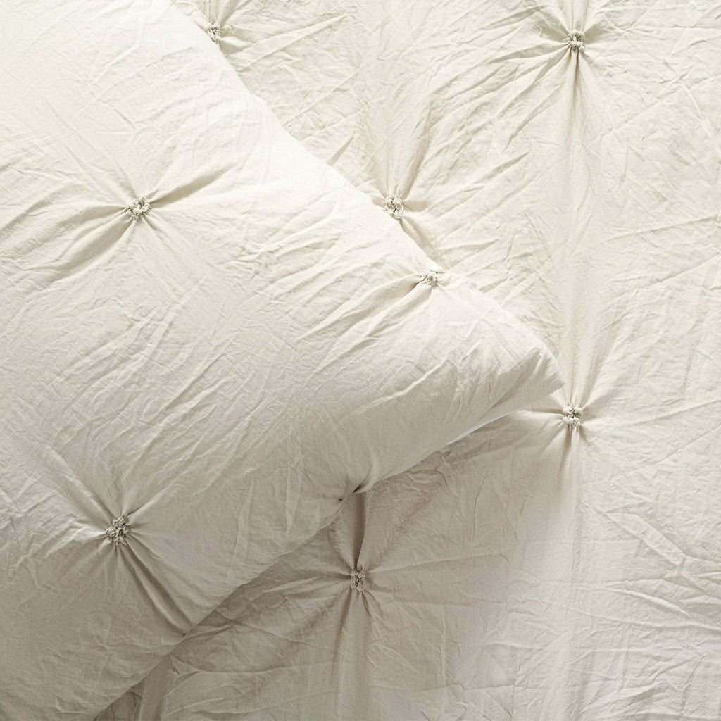 Pintuck Geo Comforter Set Full/Queen G2111