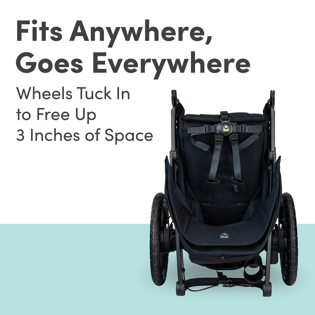 Jogging Stroller with Dual Suspension and Air-Filled Tires I9222
