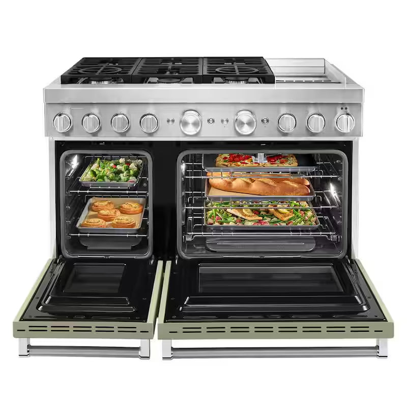 6.3 cu. ft. Smart Double Oven Dual Fuel Range with True Convection J9777
