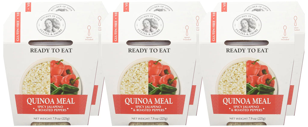 Quinoa Meal Spicy Jalapeno & Roasted Peppers 7.9 OZ Pack of 6 M962