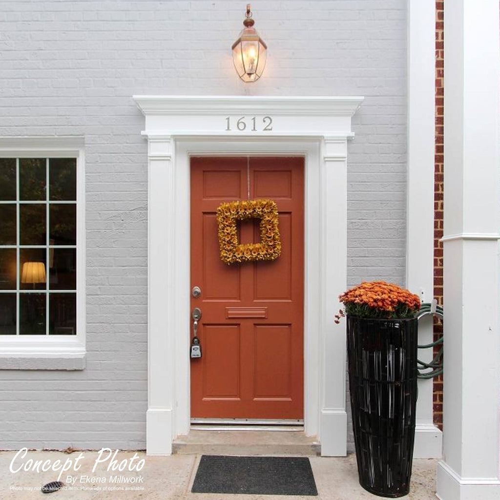 Flat Panel PVC Pilaster with Capital & Base (Pair) O87415