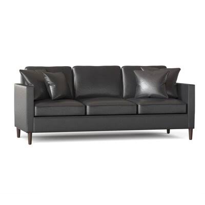 Cabo Black Square Arm Sofa M35619