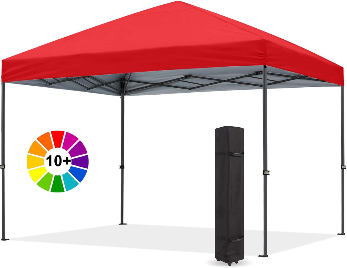 Beige 10x10 Pop up Canopy Tent K48606