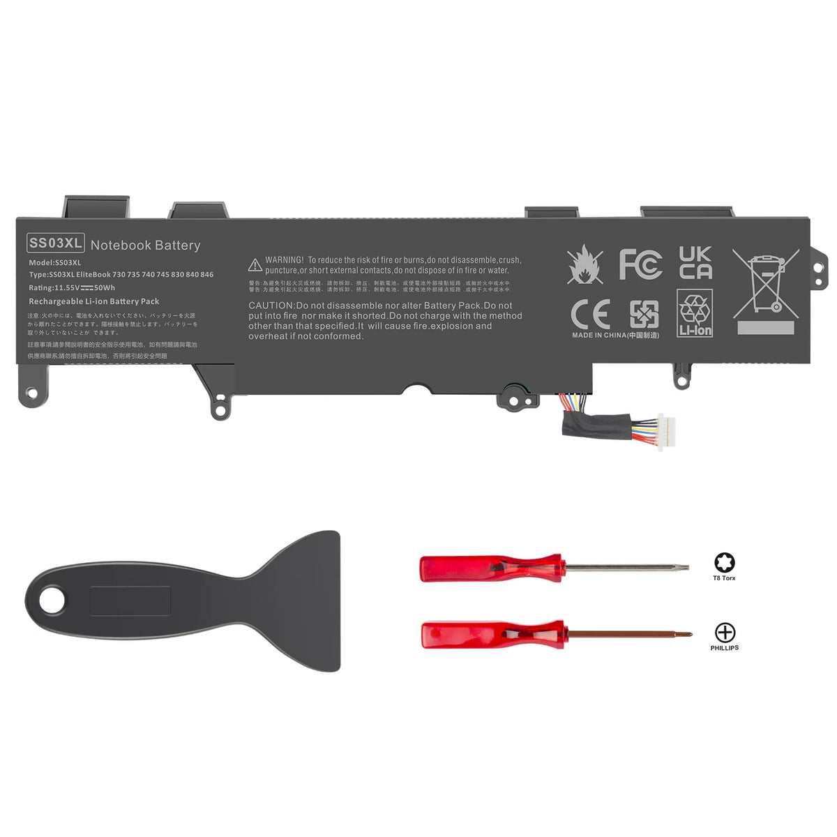 Battery for Hp EliteBook 735 740 745 830 836 840 846 D2464