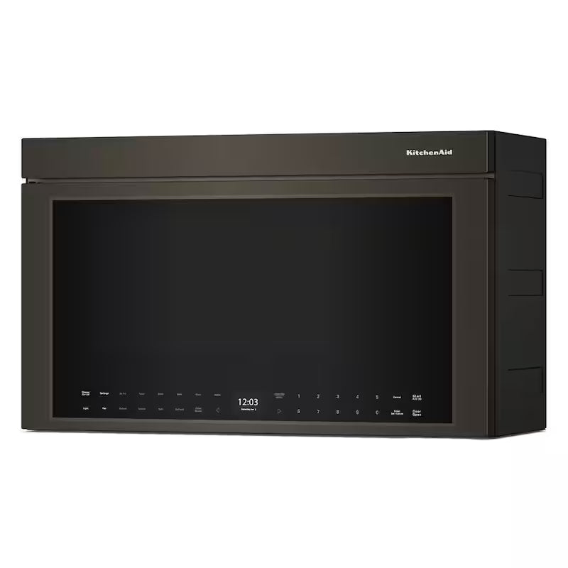 30 in. 1.10 cu. ft. Over-the-Range Microwave Oven in Black Stainless B5788